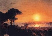 Ivan Aivazovsky Sunset over the Golden Horn china oil painting artist